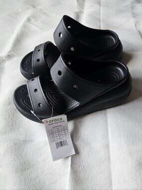 CROCS Black Slide Sandals
